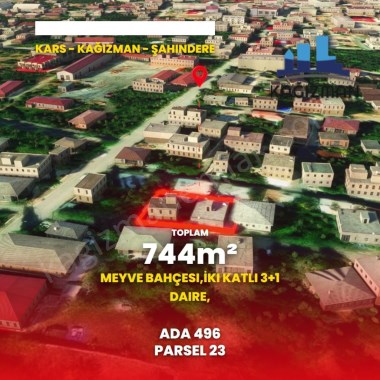 SATILIK İKİ KATLI DAİRE BAHÇE VE MÜSAKİL EV,