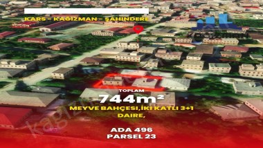 SATILIK İKİ KATLI DAİRE BAHÇE VE MÜSAKİL EV,