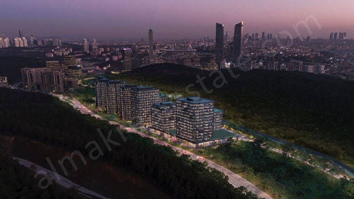 İstanbul Sarıyer Maslakta Doğa ile İç İçe, Vatandaşlığa Uygun Prestijli Lüks Konutlar Vaziyet Planı