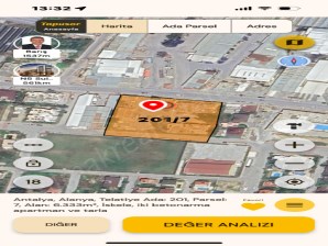 6.333 M2 KONAKLI DA OTEL İNŞAAT İÇİN SATILIK ARSA DENİZE 300 METRE MERKEZDE 