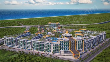  Azura World, Antalya sahilindeki en lüks ve büyük projelerden biridir. Bu konaklama tesisi,
