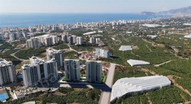ALANYA DA SATILIK DAİRE MAHMUTLAR MAHALESİ 2+1 DENİZ MANZARALI FULL AKTİVİTELİ