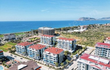 ALANYA DA SATILIK DAİRE KESTEL MAHALESİ LORY QUEEN  RESİDENCE 1+1 FULL EŞYALI DAİRE