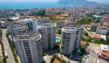 ALANYA CIKCILLI SATILIK DAİRE 1+1 FULL EŞYALI  KALE DENİZ MANZARALI VESTA GARDEN