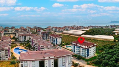 ALANYA DA SATILIK DAİRE CITY SUITES II 2+1 KESTEL MAHALESİ  DENİZE 250 M 