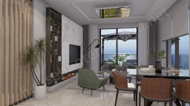 KIBRIS GAZİMAĞUSA LONG BEACHDE YÜKSEK KİRA GETİRİLİ DAİRE