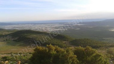 DENİZ MANZARALI VİLLA BÖLGESİNDE TEK TAPU YOL KENARI SATILIK