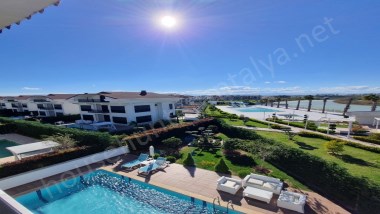 ANTALYA BELEK DE NEHİR MANZARALI FUL EŞYALI LÜKS VİLLA 