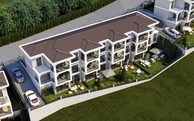 Kuşadasında Projeden Satılık 1+1 ve 2+1 Daireler Vaziyet Planı