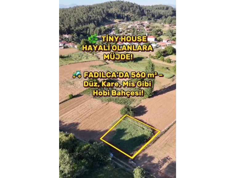 MUĞLA MENTEŞE FADILCADA HUZURUN TAM ORTASINDA HOBİ BAHÇESİ!