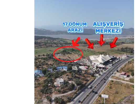 MİLAS MEŞELİKDE  BİTİŞİK 17 DÖNÜM  TARLA !