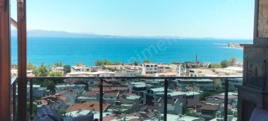 Öğretmenimden FIRSAT! Güre de SATILIK Muhteşem DENİZ Manzaralı 3+1 KAT DUBLEKSİ 