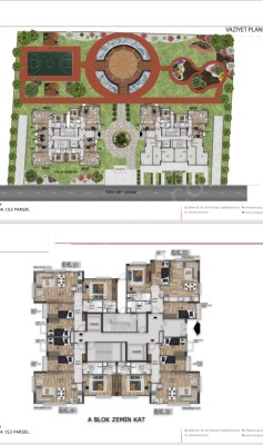KOZYATAĞINDA SATILIK DAİRELER, KONUT PROJESİNDE AVANTAJLI LASMAN FİYATLARIYLA SENİ BEKLİYOR Vaziyet Planı