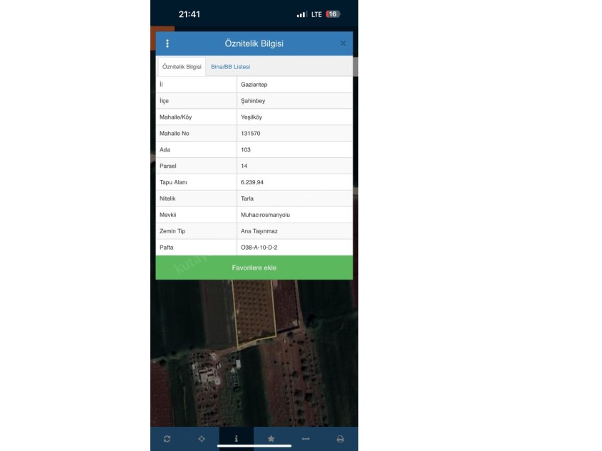 Havuzlu Bağevi Asfalt yol üzerinde 