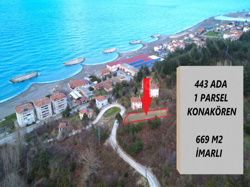 ABANA EMLAKTAN KONAKÖREN MAHALLESİNDE 669M2 SATILIK ARSA