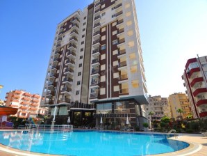Alanya Mahmutlarda Yenisey 4 Residencede 3+1 Deniz Manzaralı Daire