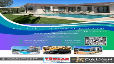 DALYAN MERKEZDE TATİL VİLLALARI