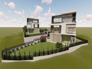 Tivat Merkezde Deniz Manzaralı Villa