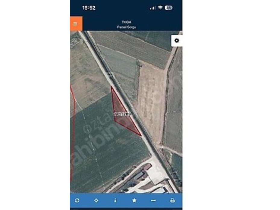 Fevzidedede 1100M2 Satılık Tarla