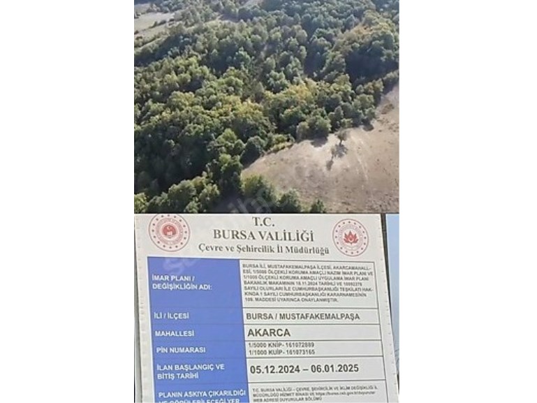 Akarca Mahallesi 7400m² TURİZM İMARLI %50 Takaslı