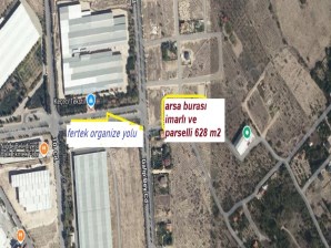 FERTEK ORGANİZE YOLUNDA  630 M2  SATILIK   ARSA 