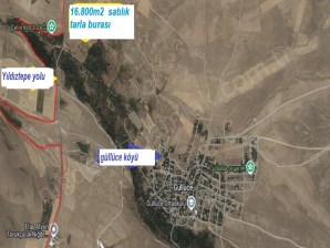 NİĞDE GÜLLÜCE KÖYÜNDE  16.800 M2  SATILIK TARLA 