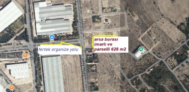 FERTEK ORGANİZE YOLUNDA  630 M2  SATILIK   ARSA 