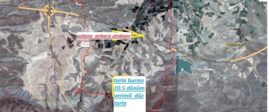Ulukışla ovacık köyünde  mera yanında 10.5 dönüm satılık tarla 