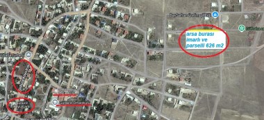 GÜLLÜCEDE 625 M2 SATILIK ARSA 