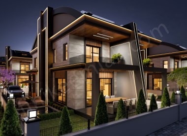 FİNİKE EMLAK TAN TEMELDEN SATILIK MÜSTAKİL HAVUZLU ULTRA LÜX 4+1 VİLLA