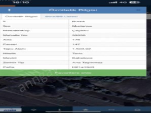 ÇAYÖNÜNDE YATIRIMLIK TARLA