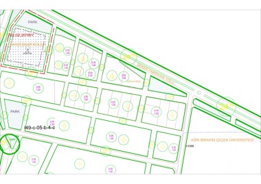 Ağrı İbrahim Çeçen Üniversitesi Yanında Ana Yola Sıfır Satılık 6 Kat İmarlı İfrazlı Arsa